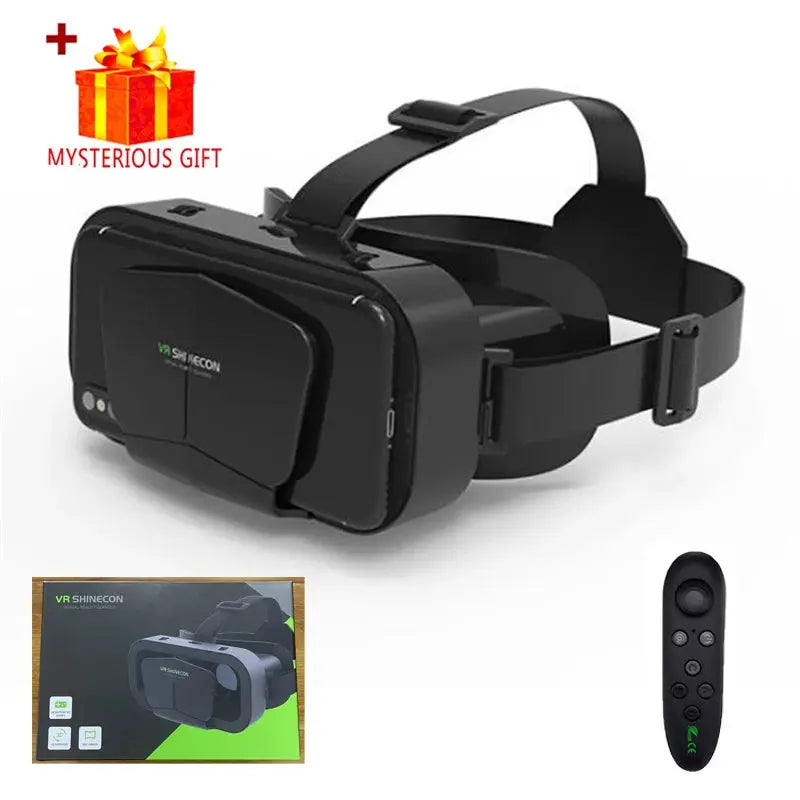 VR Glasses Virtual Reality Headset Viar Devices Helmet 3D Lenses Smart Goggles For Smartphones Phone Mobile Gogle Game Accessory by All Mart Bristol Ltd