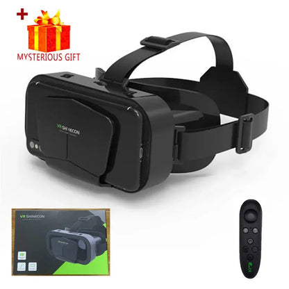VR Glasses Virtual Reality Headset Viar Devices Helmet 3D Lenses Smart Goggles For Smartphones Phone Mobile Gogle Game Accessory by All Mart Bristol Ltd