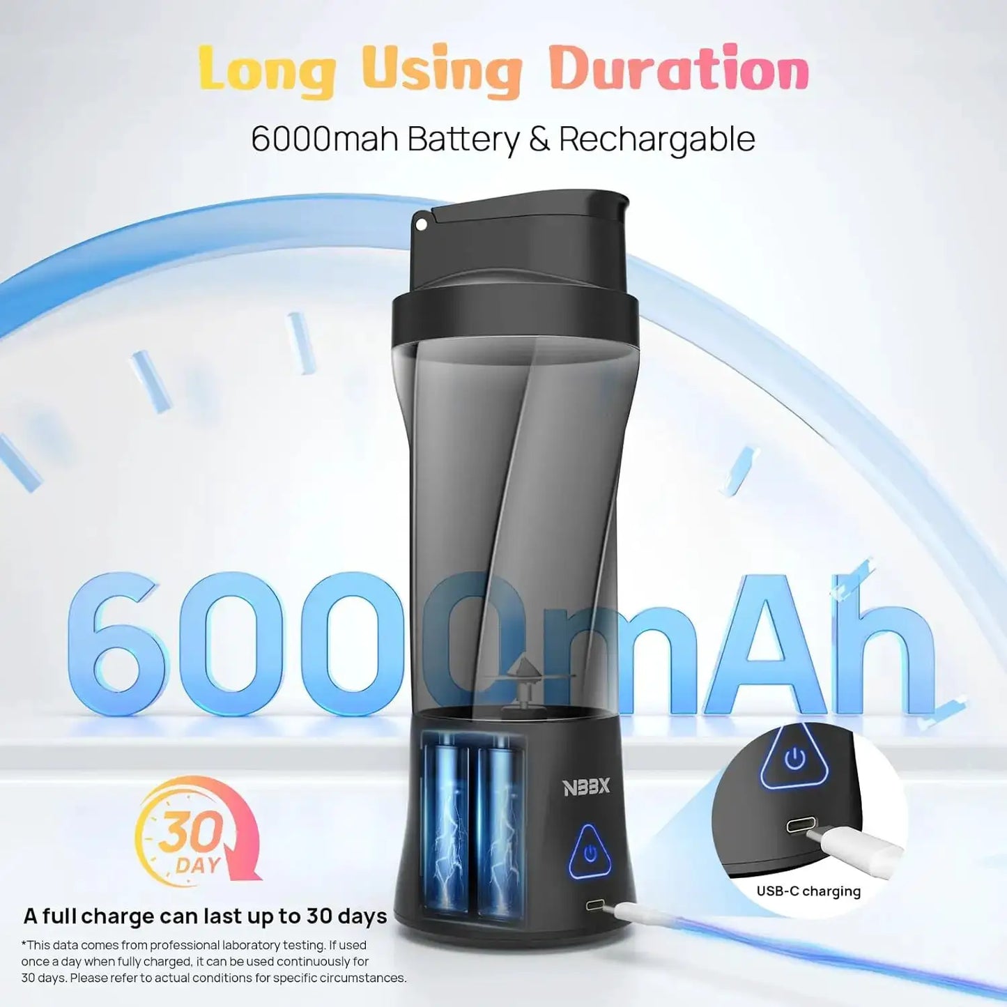 Portable 22oz Tritan Personal Blender with 360W Motor by All Mart Bristol Ltd