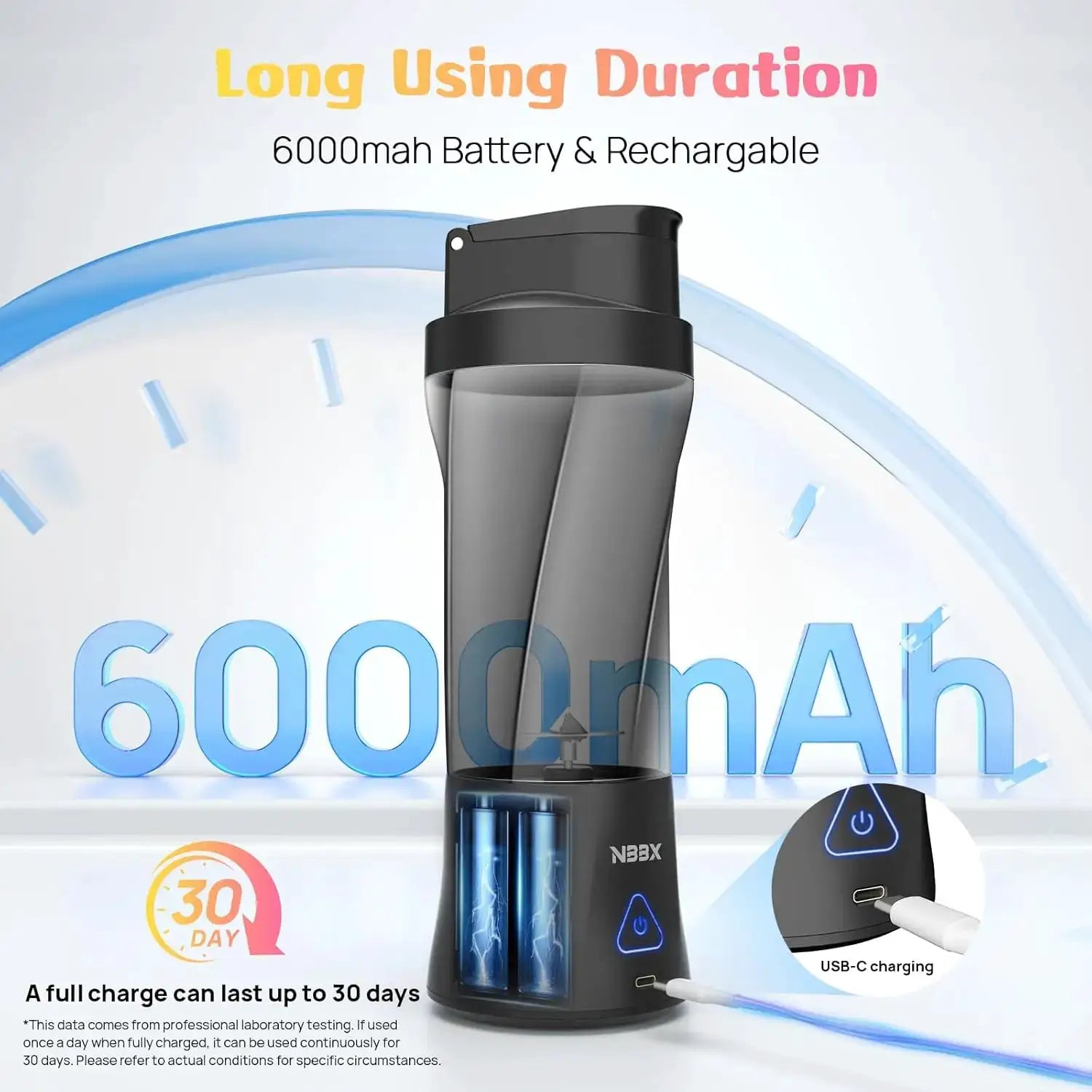 Portable 22oz Tritan Personal Blender with 360W Motor by All Mart Bristol Ltd
