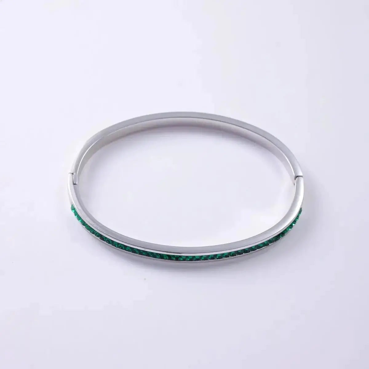 CARLIDANA Luxury Colorful Orange Enamel Bangles Bracelets for Women Party Gift Fashion Bangles Original Stainless Steel Jewelry by All Mart Bristol Ltd