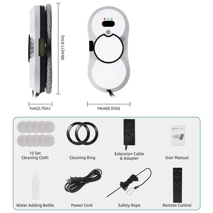 Automatic Smart Robot Window Cleaner with Water Spray by All Mart Bristol Ltd