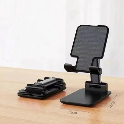 Foldable Desk Mobile Phone Holder Stand For IPhone IPad Xiaomi Adjustable Desktop Tablet Holder Universal Table Cell Phone Stand by All Mart Bristol Ltd