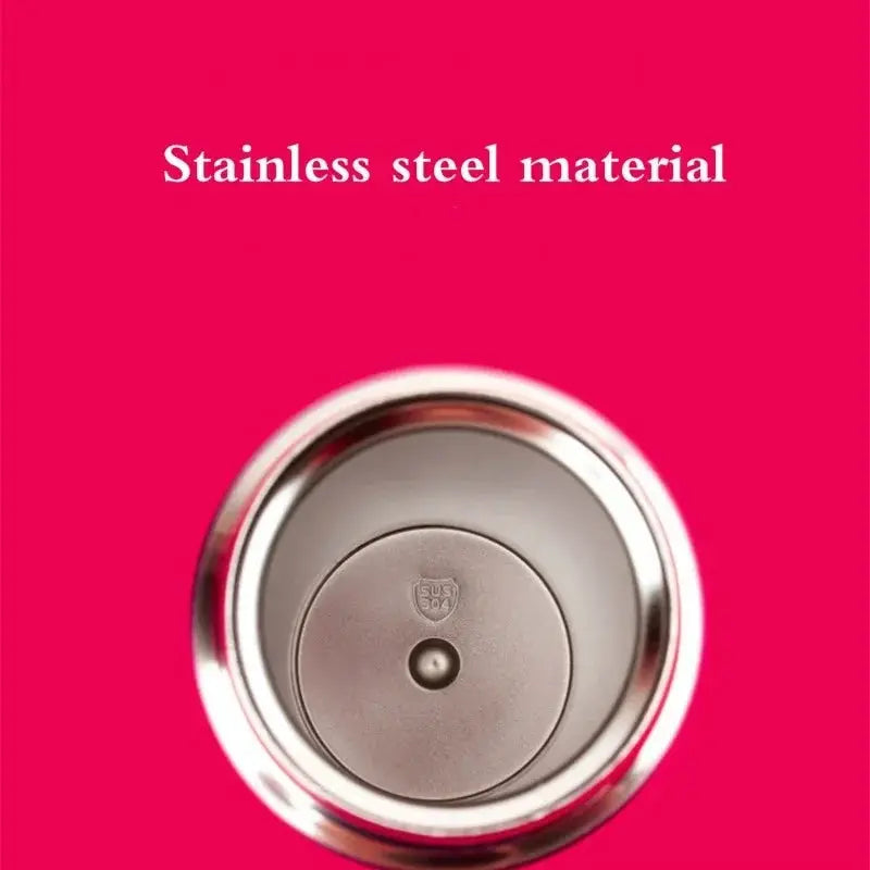 500ML Stainless Steel Bouncing Cover Vacuum Flask Thermos Cup Coffee Tea Milk Thermo Bottle Coffee Mug Water Bottle by All Mart Bristol Ltd