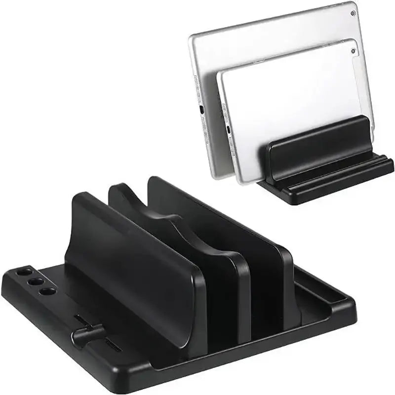 4 in 1 Office Laptop Stand Vertical Save Desktop Space Easy To Place Computer Accessories Scalable Width Office Desk Storage by All Mart Bristol Ltd
