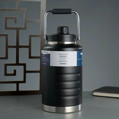 1.5L Large capacity vacuum flask, 304 stainless steel vacuum bottle, Outdoor portable water bucket, Handheld sports water bottle by All Mart Bristol Ltd