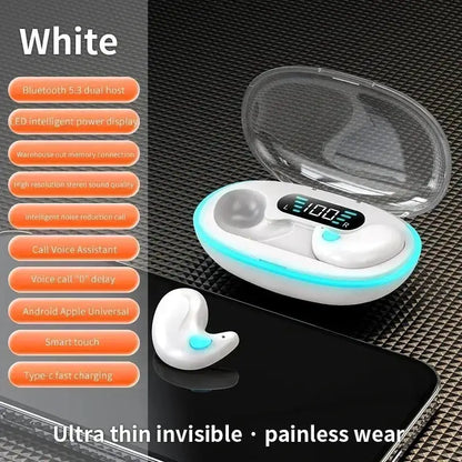 X55 Mini Wireless Earphones Bluetooth Headphones Noise Reduction Sport Game Sleep Bluetooth 50 Earbuds HIFI Stereo Music Headset by All Mart Bristol Ltd