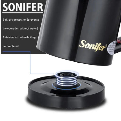 Sonifer 0.6L Portable Stainless Steel Travel Electric Kettle by All Mart Bristol Ltd