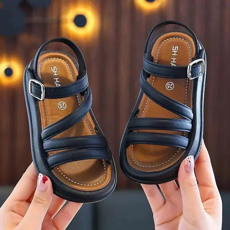 Baby Girls Sandals Summer Casual Children Sandals Girls Flat Shoes Fashion Casual Non Slip Kids Beach Shoes sandalias de mujer by All Mart Bristol Ltd