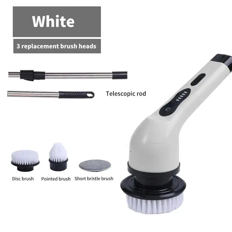 Wireless Electric Cleaning Brush Bathroom Window Kitchen Automotive Multifunctional Household Rotating Cleaning Machine by All Mart Bristol Ltd
