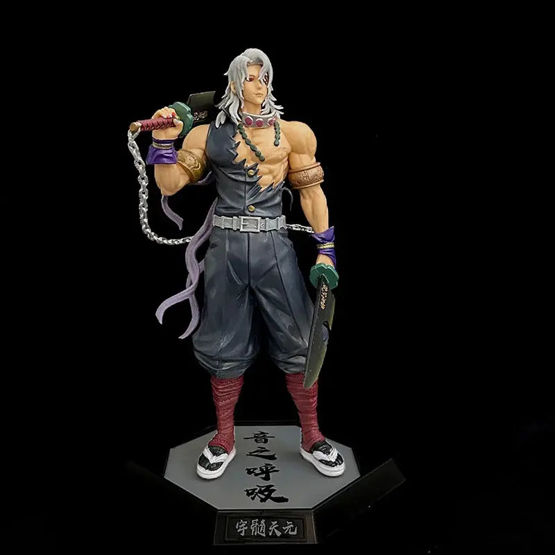 Demon Slayer Anime Figure Uzui Tengen Gk Statue Figurine Pvc Model Doll Collection Desktop Ornament Toys Children Birthday Gifts by All Mart Bristol Ltd