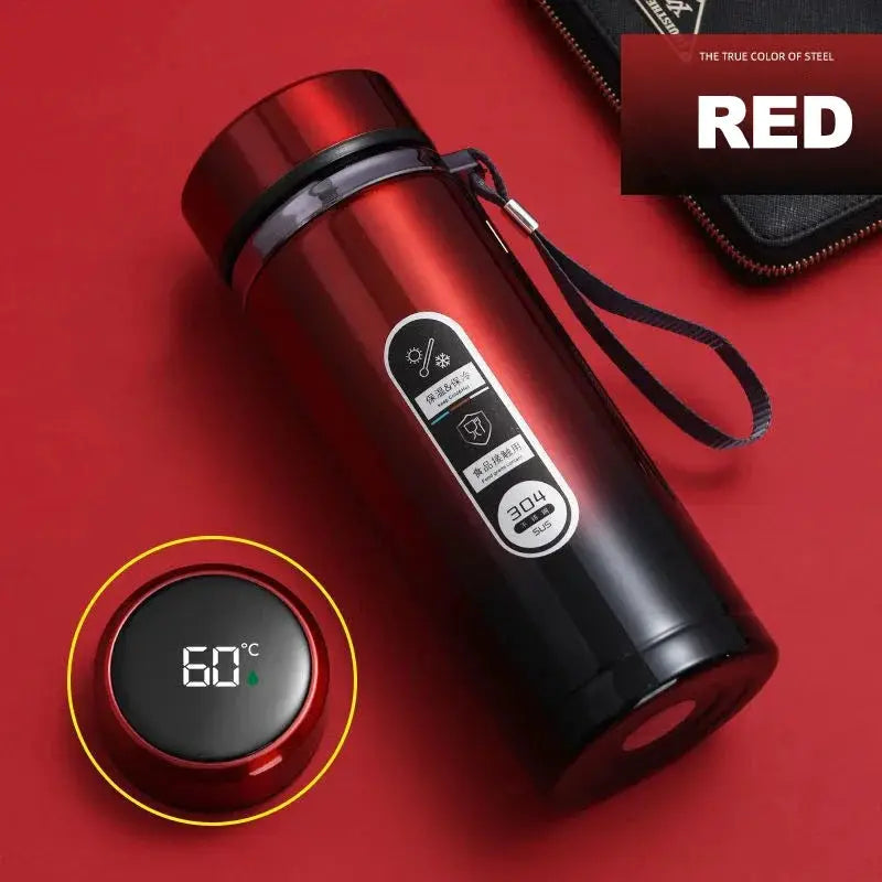 500ML-1Liter Stainless Steel Thermos Bottle with LED Temperature Display Sus304 Tea Water Bottle Vacuum Flask Portable Cups by All Mart Bristol Ltd