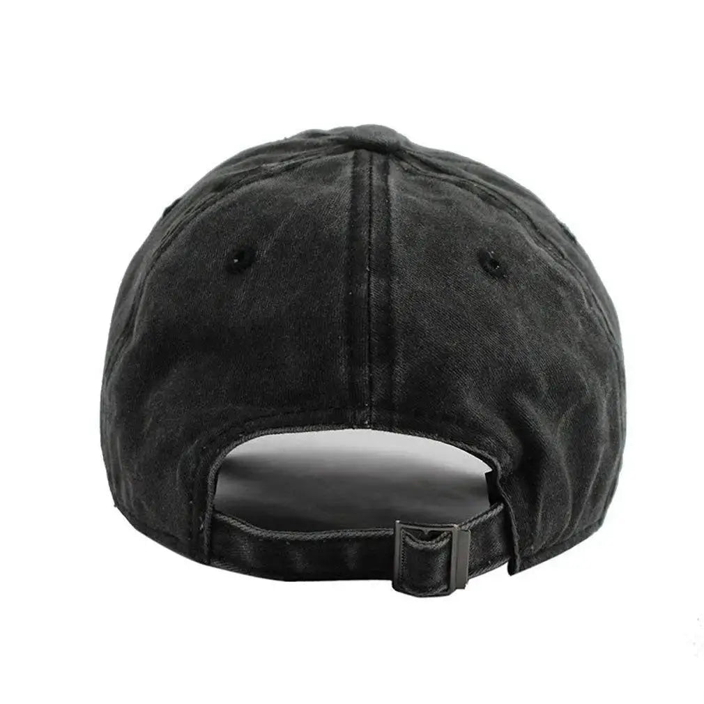 Jesus Saved My Life Hat Christian Baseball Cap Washed Cotton Denim Dad Hat for Men Women by All Mart Bristol Ltd