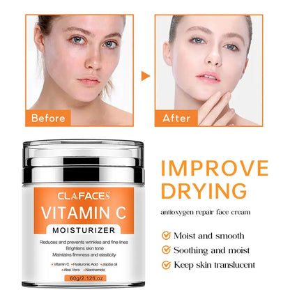 Retinol Face Cream Anti-wrinkle Anti-aging Moisturizing Hyaluronic Acid Vitamin C Facial Cream Skincare Face Whitening Creams by All Mart Bristol Ltd