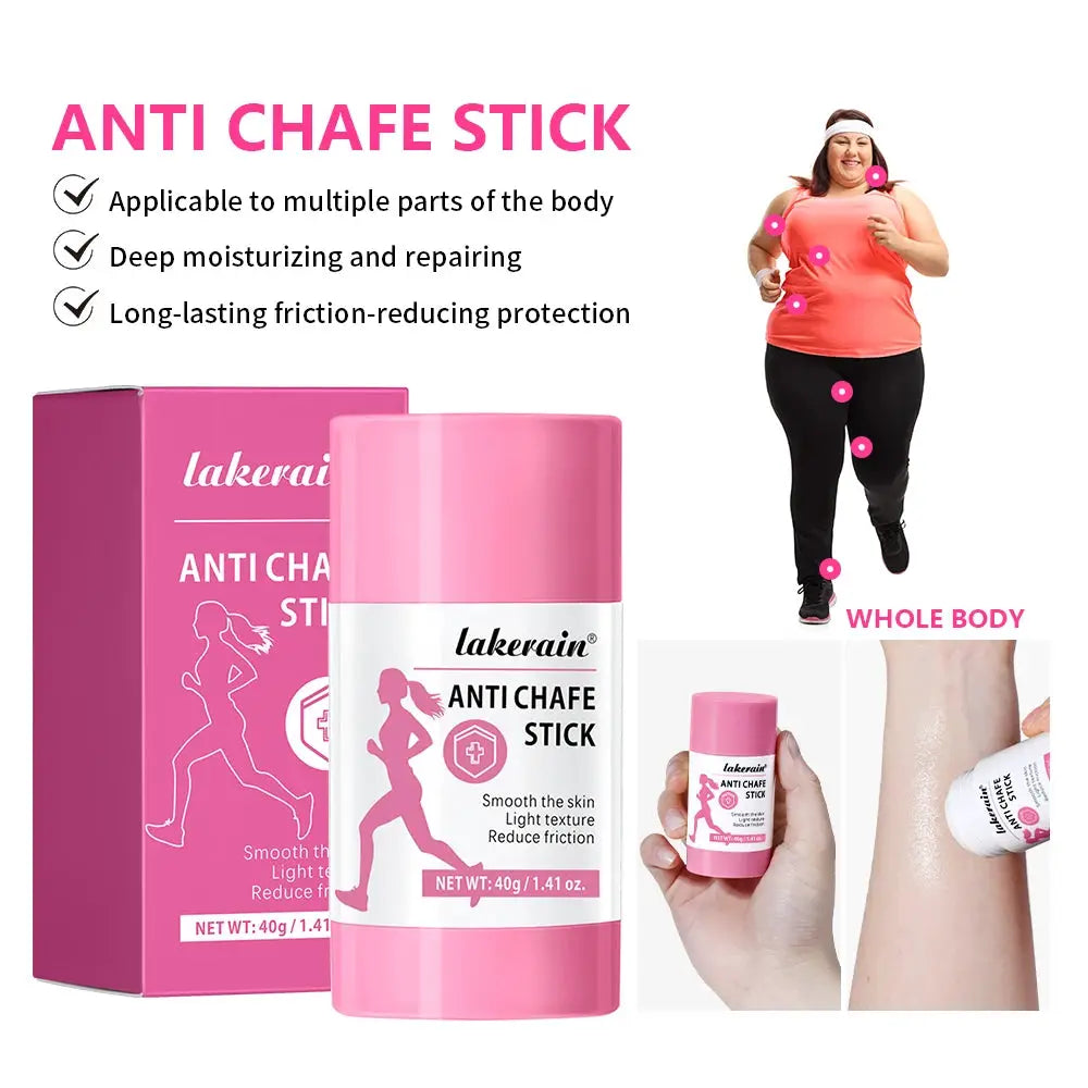 Lakerain Anti-friction Cream Stick Before Exercise to Prevent Muscle Friction Body Lubricant Anti-chafing Cream Stick by All Mart Bristol Ltd