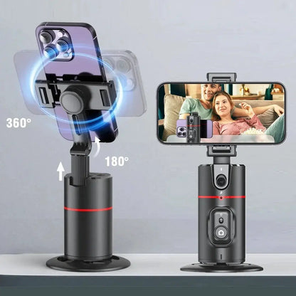 Auto Face Tracking Tripod 360°Rotation,No App, Gesture Recognition Phone Camera Mount Smart Shooting Phone Holder for Live Video by All Mart Bristol Ltd