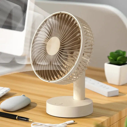 Mini USB Table Fan 4 Speeds Portable Desktop Table Cooling Fan Powered by USB Strong Wind Kipas USB Desk Fan by All Mart Bristol Ltd