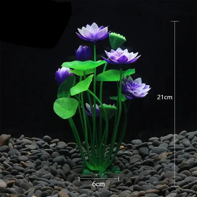 Fish Tank Water Plant Decoration Aquarium Decor Aquatic Plants Underwater Plastic Artificial Grass Accessories Pet Supplies Home by All Mart Bristol Ltd