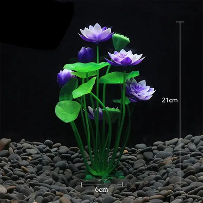 Fish Tank Water Plant Decoration Aquarium Decor Aquatic Plants Underwater Plastic Artificial Grass Accessories Pet Supplies Home by All Mart Bristol Ltd