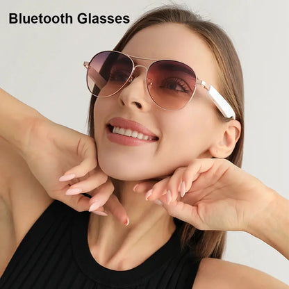 Smart Sunglasses Bluetooth glasses,Wireless HD UV Protective Lens Eyewear Waterproof Speaker,listen to songs, talk sunglasses by All Mart Bristol Ltd