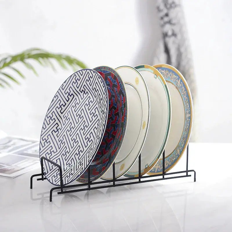 Rack Shelf Stand Multi Layer Space Saving Rustproof Cutting Board Practical Kitchen Organizer Pot Lid Holder Iron Art For Home by All Mart Bristol Ltd