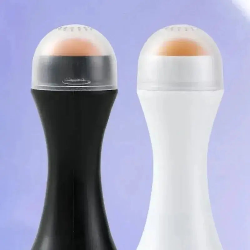 Volcanic Oil-Absorbing Face Roller - Portable Reusable Oil Blotting Tool, Natural Lava Stone for Shine Control & Matte Skin, Mak by All Mart Bristol Ltd