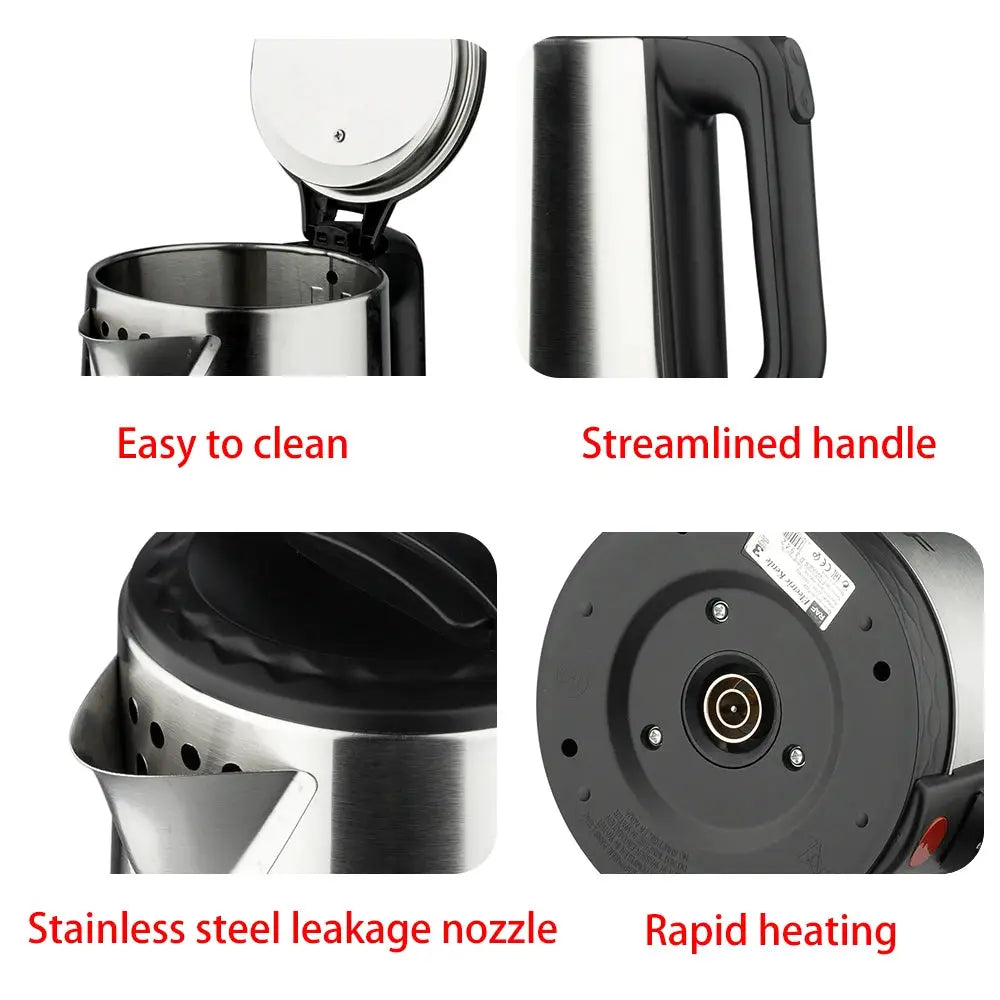 2.3L Stainless Steel Electric Kettle for Tea and Coffee by All Mart Bristol Ltd