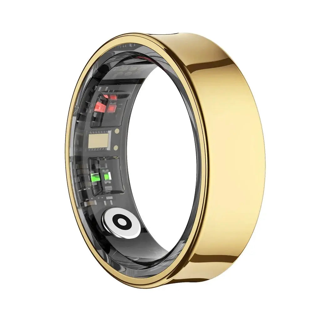R09 Rings Women's Men Couple Health Monitor Steps Qring APP Smartring Electronics Devices Waterproof Remote Control Android Ios by All Mart Bristol Ltd