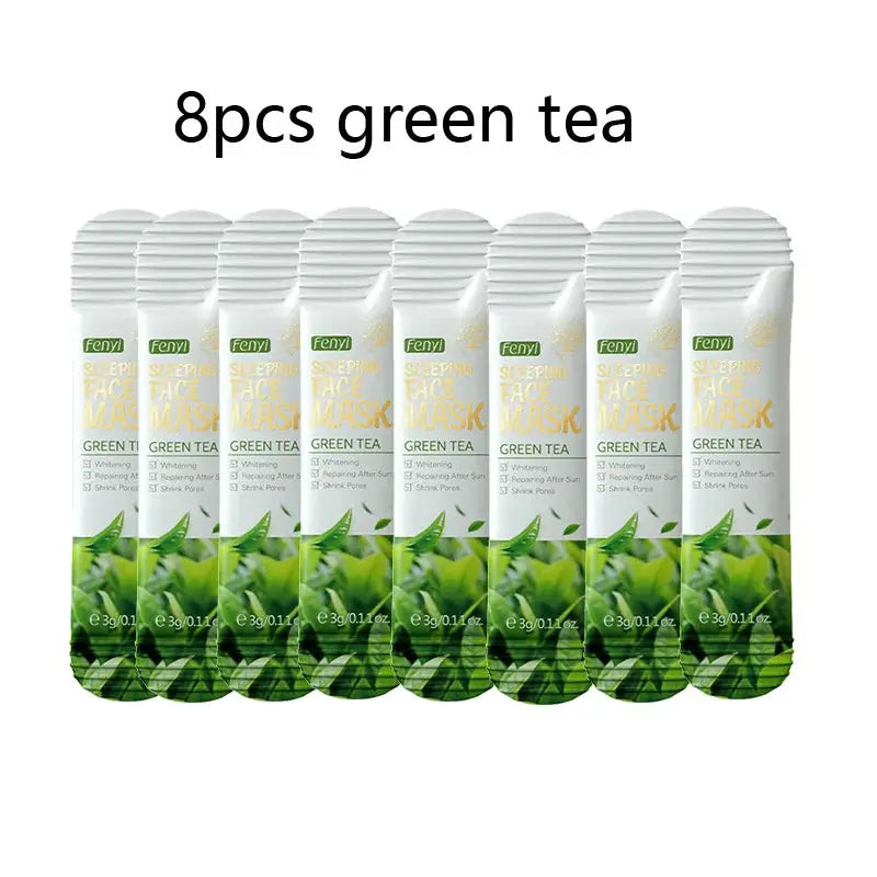 8pcs LAIKOU Moisturizing Facial Mask Hydrating Sleeping Face Sheet Masks Face Mask Beauty Korean Skin Care Products by All Mart Bristol Ltd