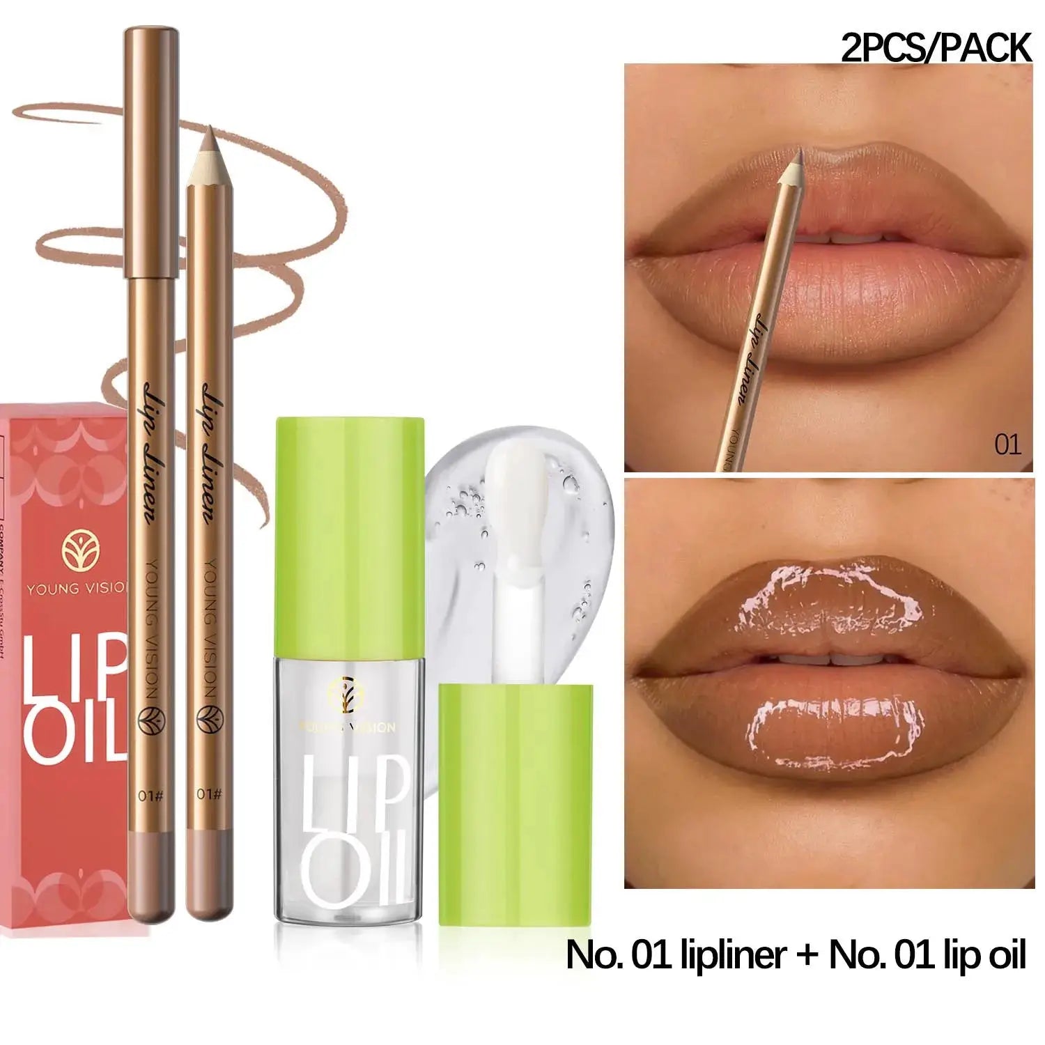 USHAS 12 Color Lip Liner + LIPSTICK Set Easy Coloring Matte Lipstick Long lasting nude red lipstick by All Mart Bristol Ltd