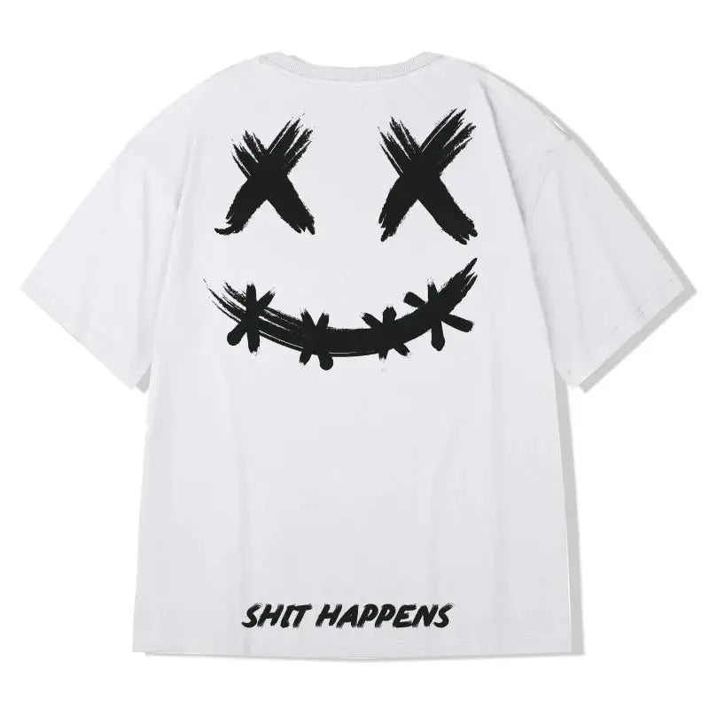 HMZ 2024 T Shirt Streetwear Men Oversized Hip Hop T-Shirt Print Harajuku Tshirt Summer Short Sleeve Cotton Loose Tops Tees Men by All Mart Bristol Ltd
