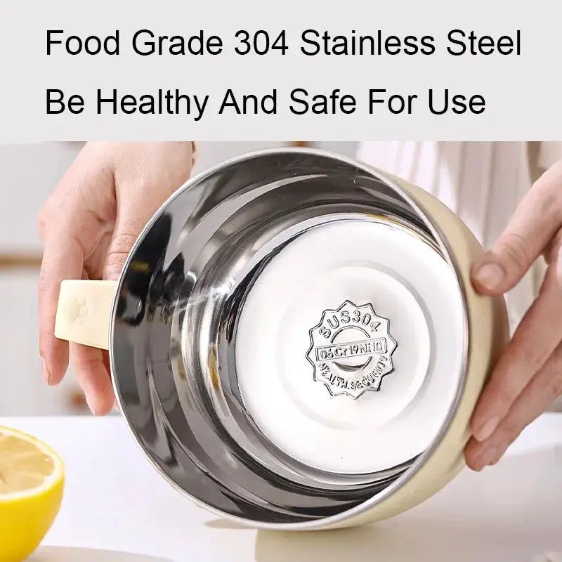Instant Noodles Bowl 304 Stainless Steel Instant Noodle Cup With Lid Portable Ramen Bowl Food Containers Dish For Ramen by All Mart Bristol Ltd