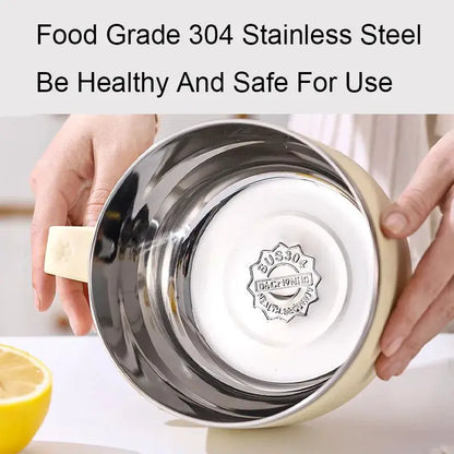Instant Noodles Bowl 304 Stainless Steel Instant Noodle Cup With Lid Portable Ramen Bowl Food Containers Dish For Ramen by All Mart Bristol Ltd