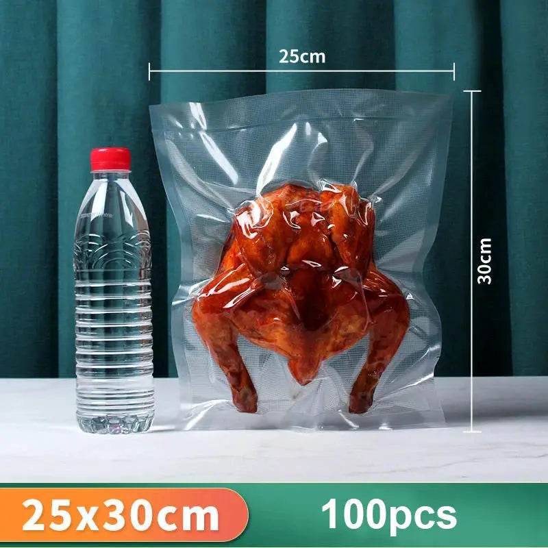 100 Count Food Vacuum Sealer Storage Bags for Z-21 by All Mart Bristol Ltd