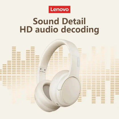 Original Lenovo TH20 Wireless Bluetooth 5.3 Headphones Dual Mode Headset Foldable Sport Headphone Music Headset Gaming Earphone by All Mart Bristol Ltd
