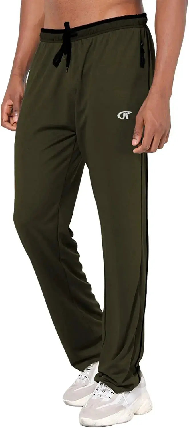Men Sweatpants Running Sport Pants Drawstring Lightweight Solid Joggers Sport Streetwear Casual Breathable Trousers Tracksuit by All Mart Bristol Ltd