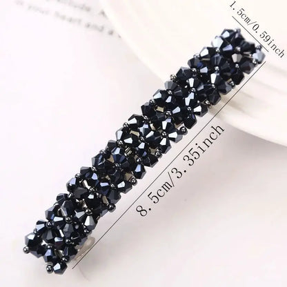 New Korean Elegant Hairpins Hairgrips Crystal Rhinestone Barrettes Hair Clips For Women Girls Hair Accessories by All Mart Bristol Ltd