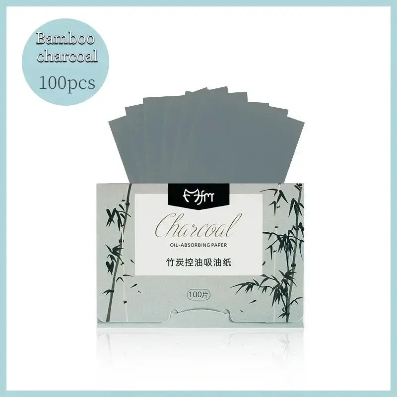 100pcs/set Facial Oil Blotting Paper Matte Face Wipes Oil Control Oil-absorbing Face Cleaning Beauty Makeup Tools Accessories by All Mart Bristol Ltd