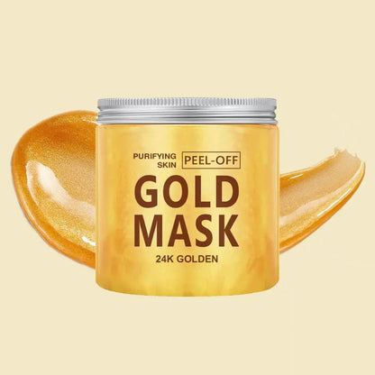 200g KOEC Gold Purifying Peel-Off Facial Mask Deep Clean Nourishing Oil-Control Smoothing Aloe Vera Extract Collagen Niacinamide by All Mart Bristol Ltd