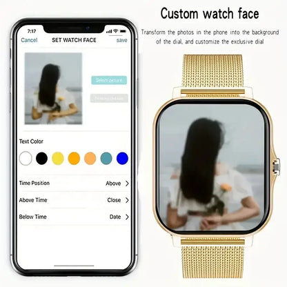 KESHUYOU 2025 Smart Watch 2.01 Inch HD Display Answer Make Call Message Preview Sport Modes DIY Dial Weather Forecast Men Women by All Mart Bristol Ltd