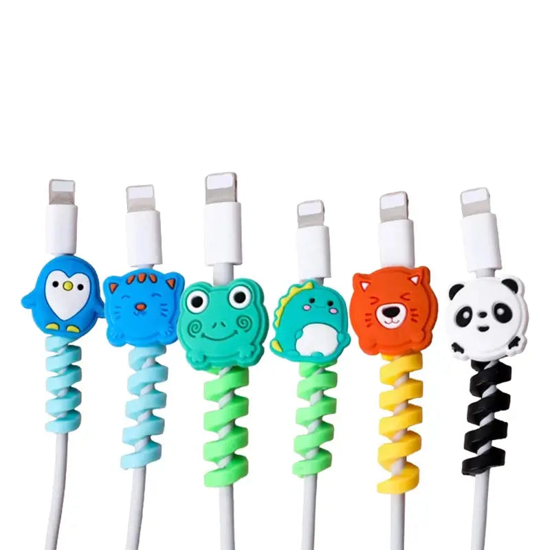 Cute Cable Protector Bites Wire Cable Organizer Winder Saver USB Charging Cable Data Line Earphones Cord Protector Cover by All Mart Bristol Ltd