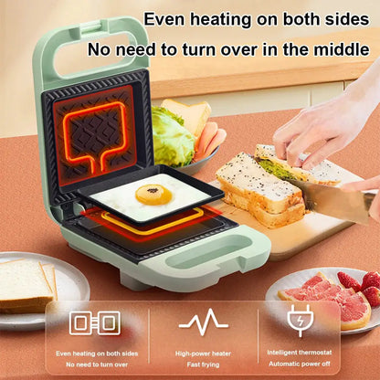 Electric Sandwich Maker with Nonstick Coating by All Mart Bristol Ltd