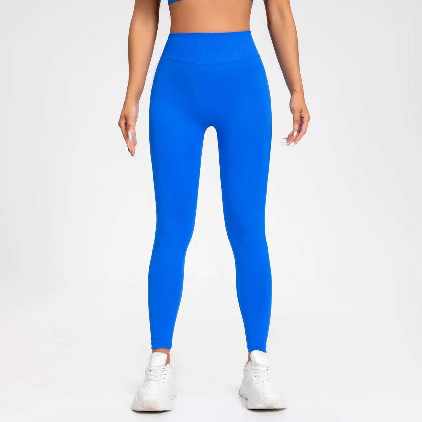NCLAGEN Seamless Leggings Sports Women Gym Wear Clothes Outfit Yoga Pants Squat Proof Fitness Running Scrunch Bum Tights by All Mart Bristol Ltd