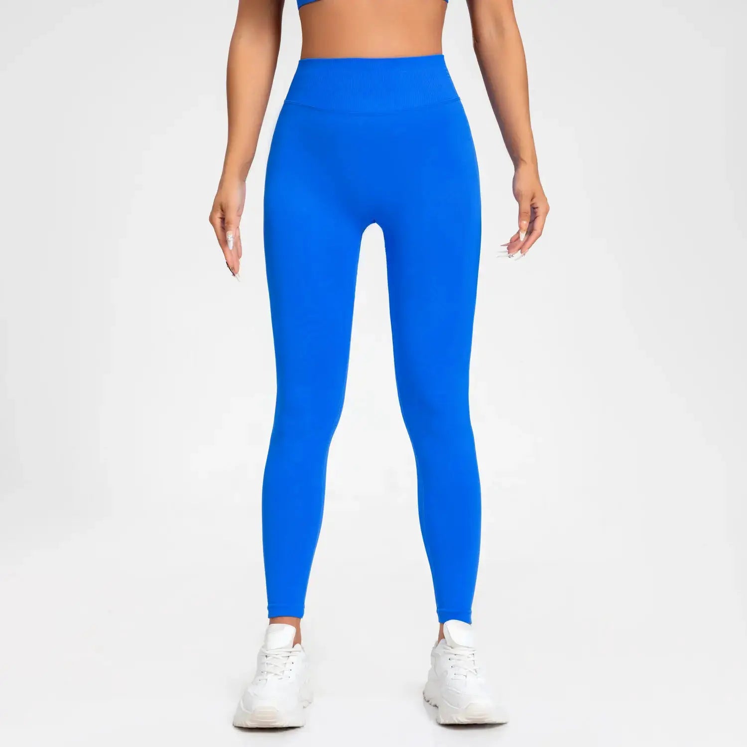 NCLAGEN Seamless Leggings Sports Women Gym Wear Clothes Outfit Yoga Pants Squat Proof Fitness Running Scrunch Bum Tights by All Mart Bristol Ltd