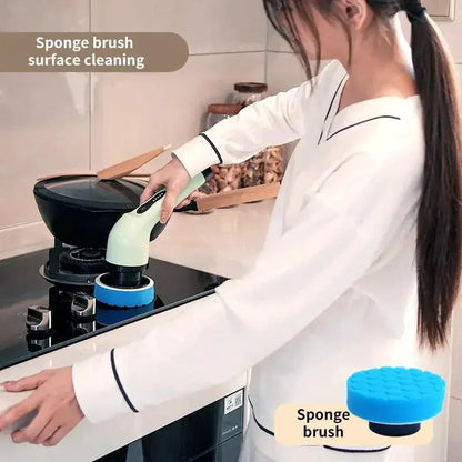 Wireless Electric Cleaning Brush Bathroom Window Kitchen Automotive Multifunctional Household Rotating Cleaning Machine by All Mart Bristol Ltd