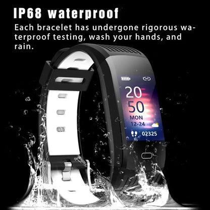 FOXBOX 2025 For All Smartphone Connections Smart Bracelet Fitness Sports Men Woman Band Couple Smartwatch Waterproof Watch LIGE by All Mart Bristol Ltd