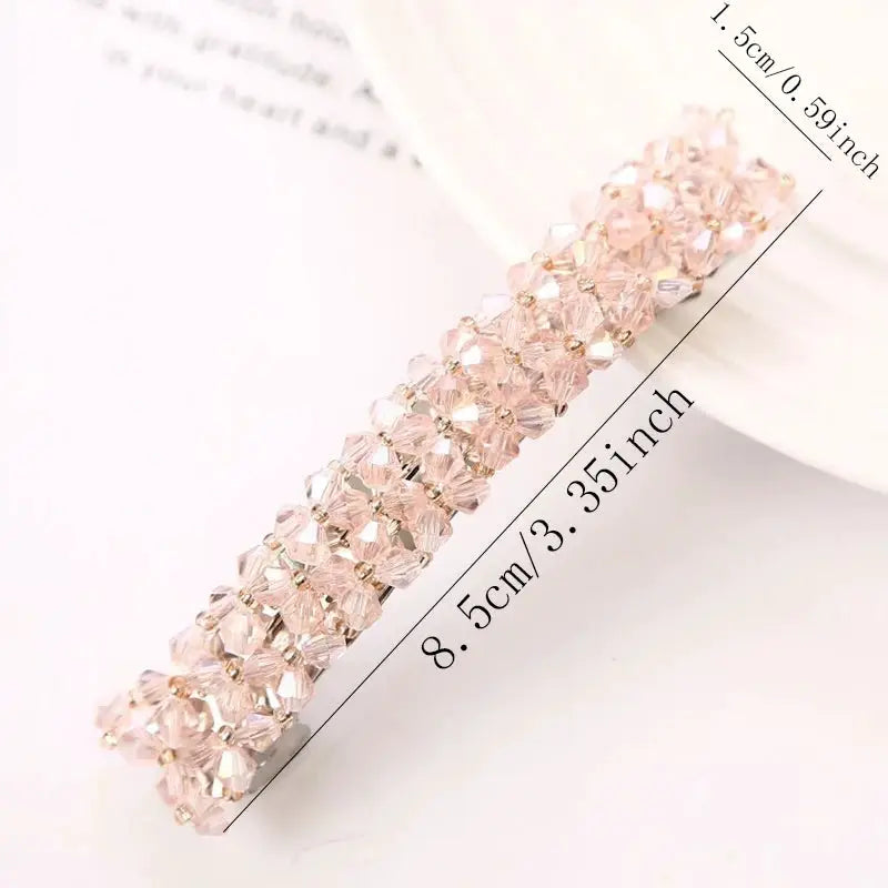 New Korean Elegant Hairpins Hairgrips Crystal Rhinestone Barrettes Hair Clips For Women Girls Hair Accessories by All Mart Bristol Ltd