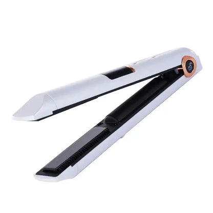 Portable Wireless Hair Straightener With Power Bank Function Rechargeable Hair Straightening Curling Flat Iron For Home Travel by All Mart Bristol Ltd