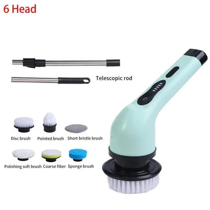 Wireless Electric Cleaning Brush Bathroom Window Kitchen Automotive Multifunctional Household Rotating Cleaning Machine by All Mart Bristol Ltd