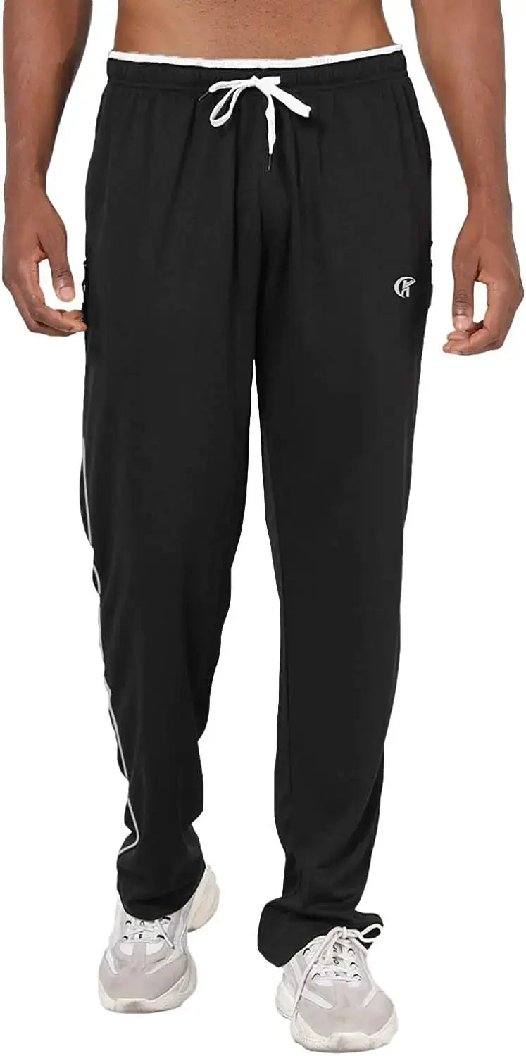 Men Sweatpants Running Sport Pants Drawstring Lightweight Solid Joggers Sport Streetwear Casual Breathable Trousers Tracksuit by All Mart Bristol Ltd